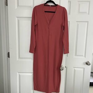 Athleta Henley dress, M